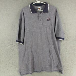 Hard Rock Cafe Polo‎ Mens XL Black Checkered Knit Las Vegas Short Sleeve Shirt